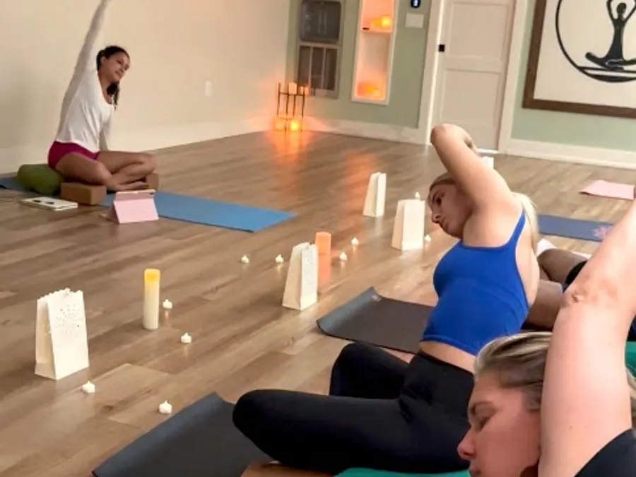 Gentle Vinyasa class at Yoga in the Circle