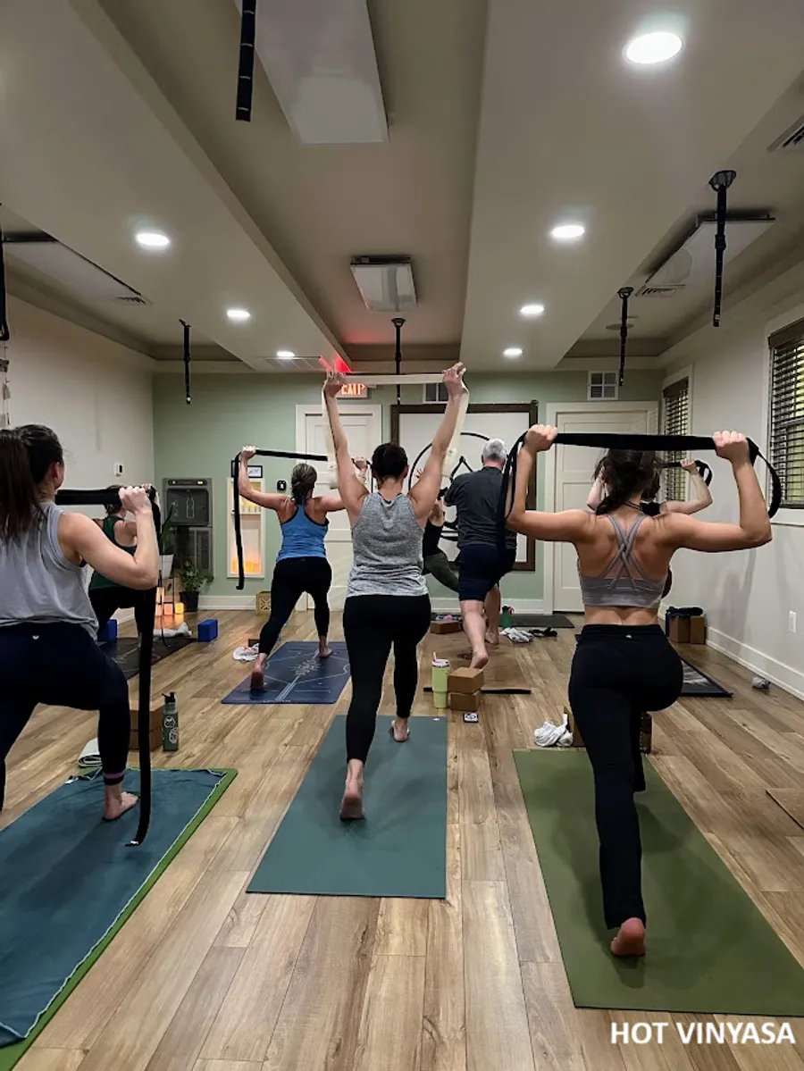 Infrared heated yoga class at Yoga in the Circle